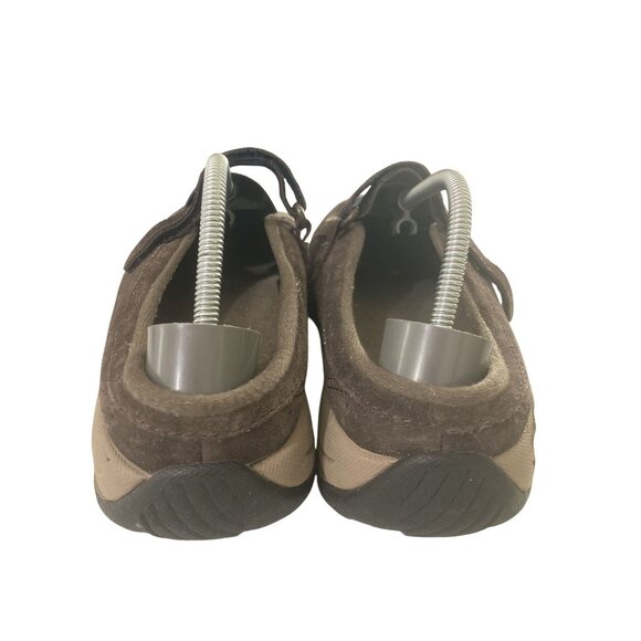 LL Bean Women's Size 9.5M Brown Suede  Adjustable Strap Mary Jane Shoes - Picture 4 of 8